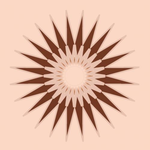 24 punte rosa cm 30x30